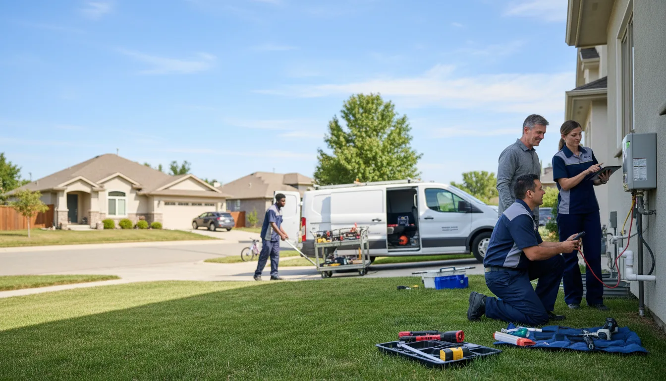 Tankless water heater service in Alma, IL